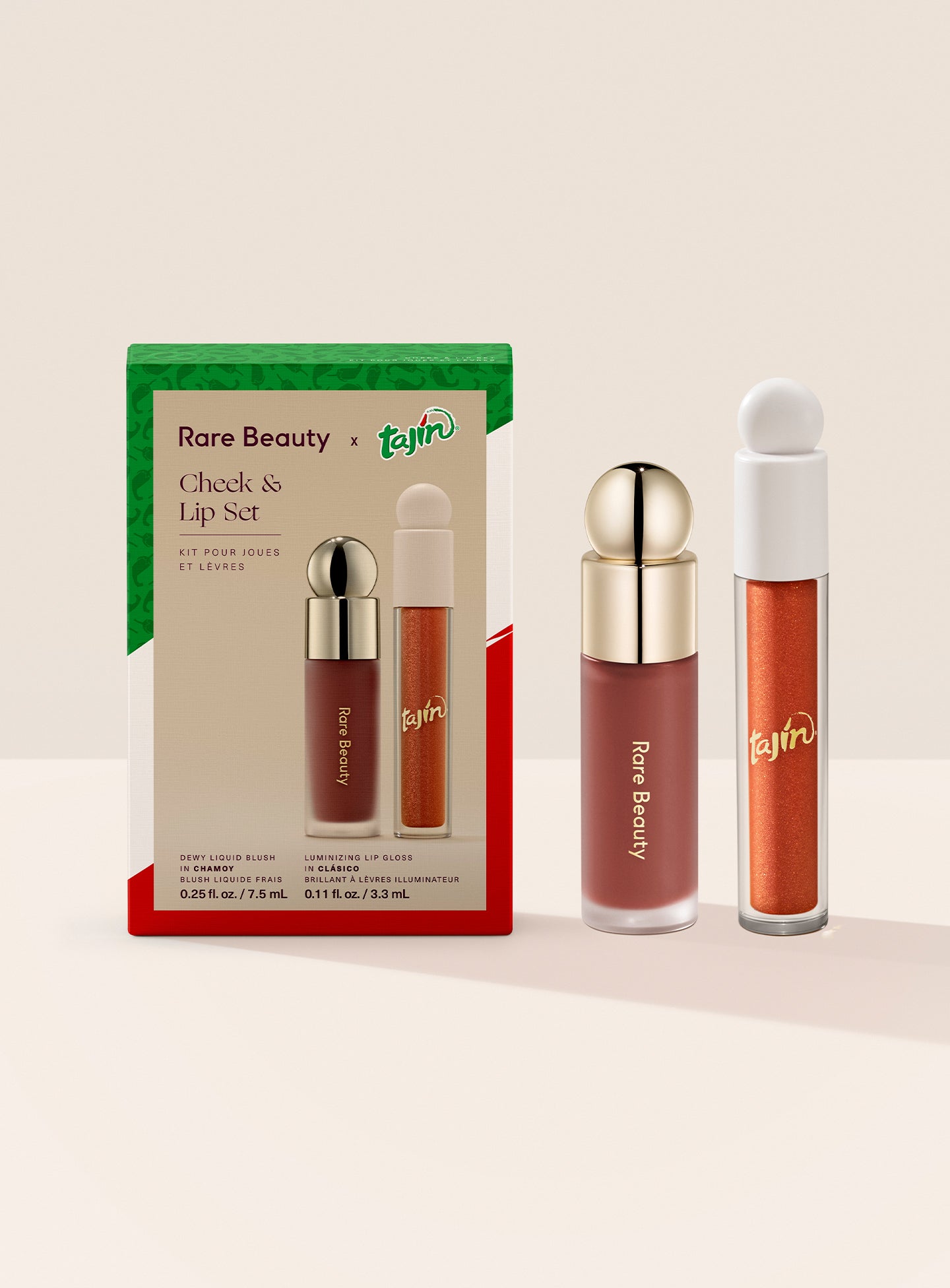 Rare Beauty x Tajín® Cheek & Lip Set