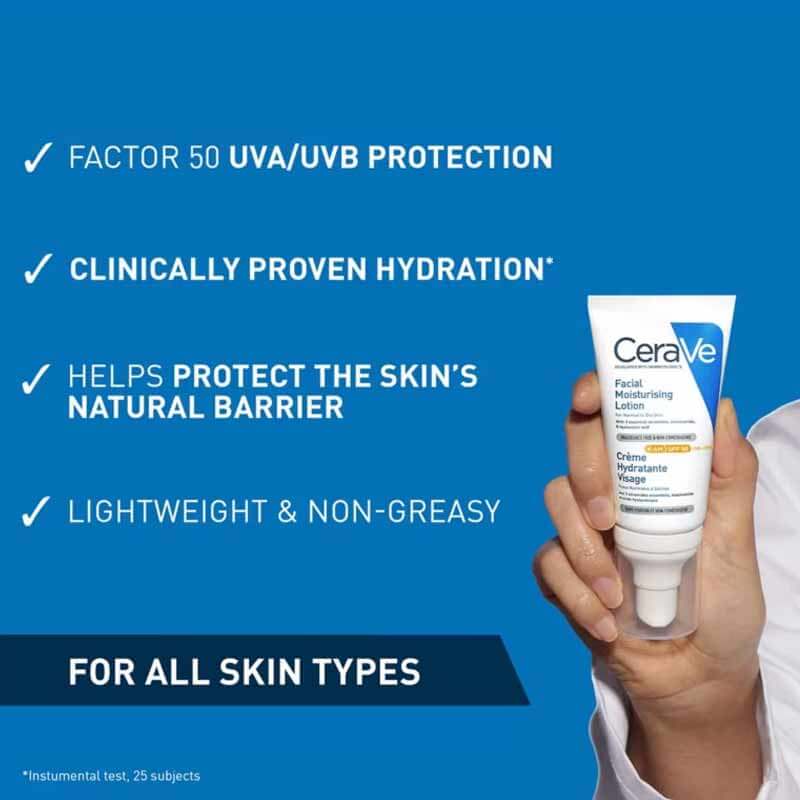 CeraVe Facial Moisturising Lotion AM SPF 50