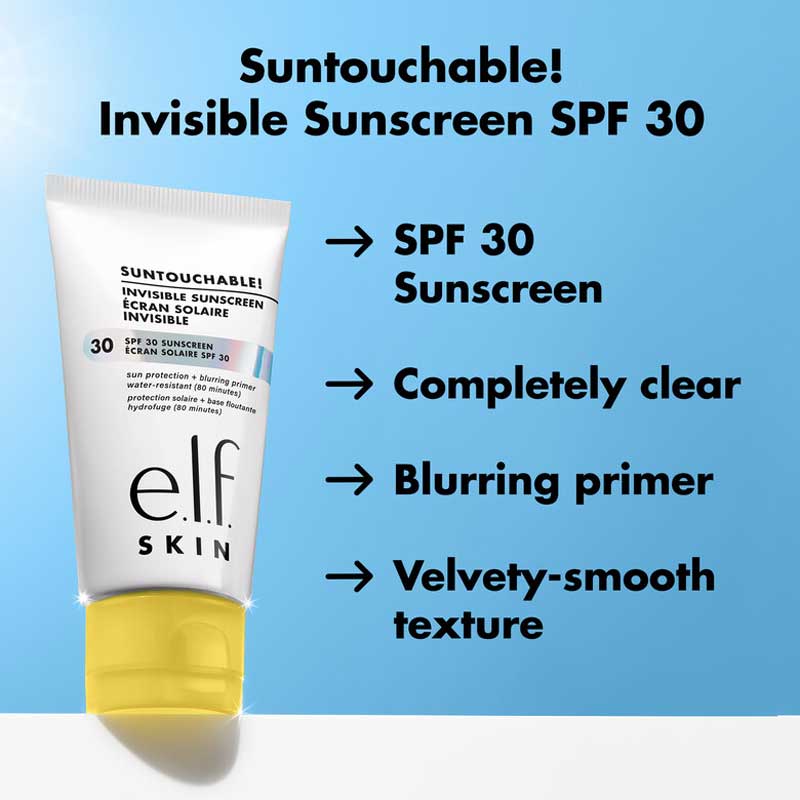 e.l.f. Skin Suntouchable! Invisible Sunscreen SPF 30