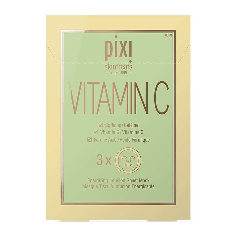 Pixi Brightening & Firming Vitamin-C Sheet Face Mask (x3)