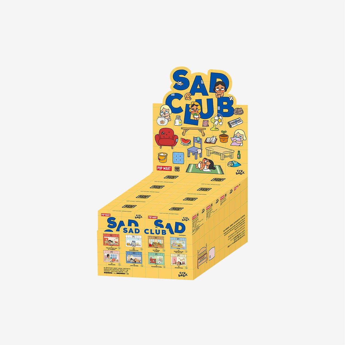 POP MART CRYAGAIN SAD CLUB SÜRPRİZ KUTU SERİSİ - Termos Türkiye - 