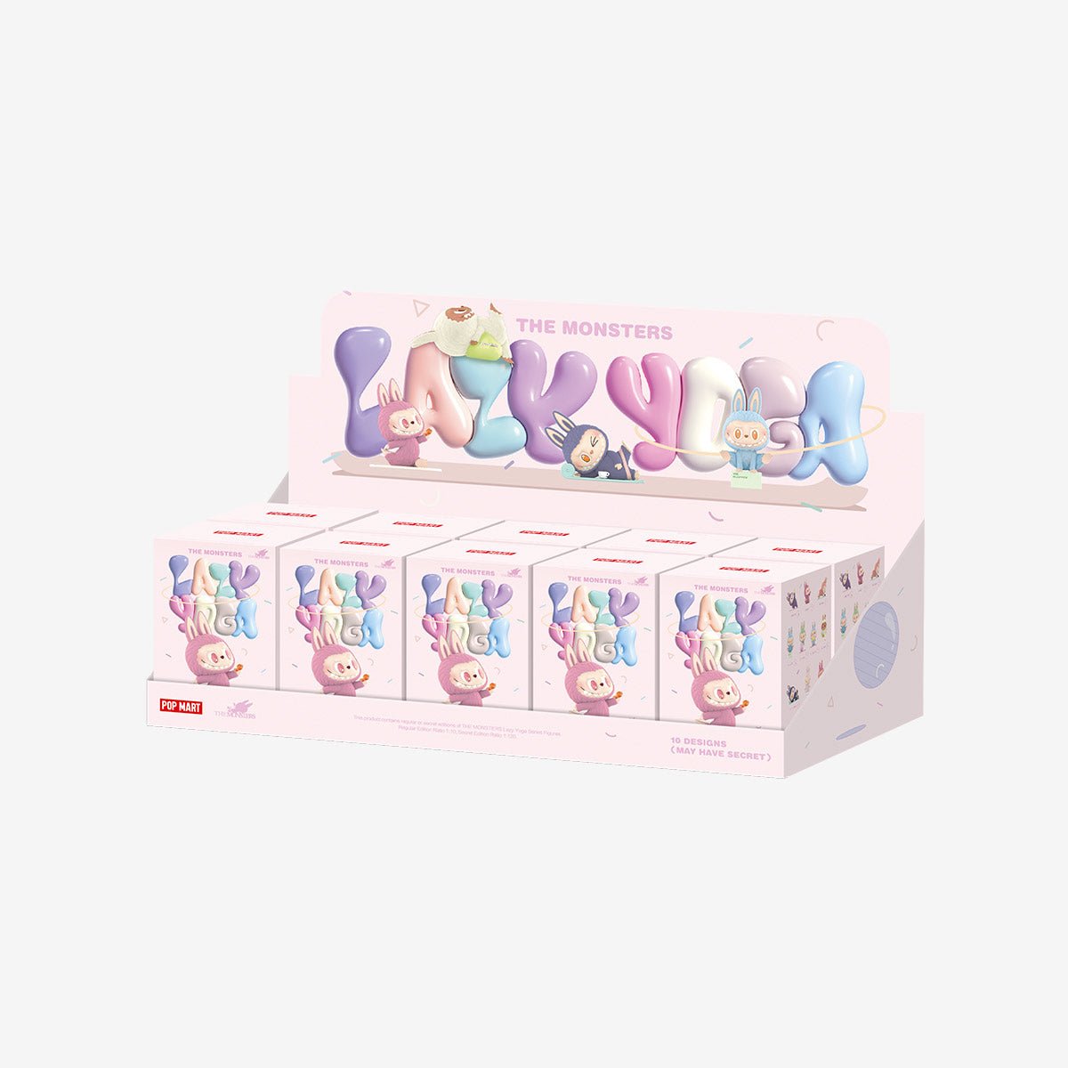 POP MART LABUBU THE MONSTER LAZY YOGA SÜRPRİZ KUTU SERİSİ - Termos Türkiye - Figüran