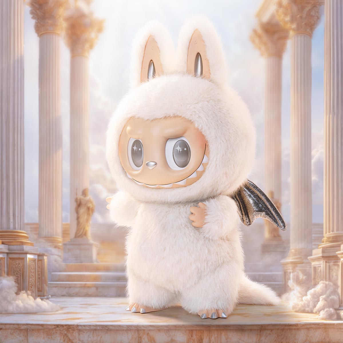 POP MART LABUBU THE MONSTERS ANGEL IN CLOUDS PELUŞ BEBEK - Termos Türkiye - 