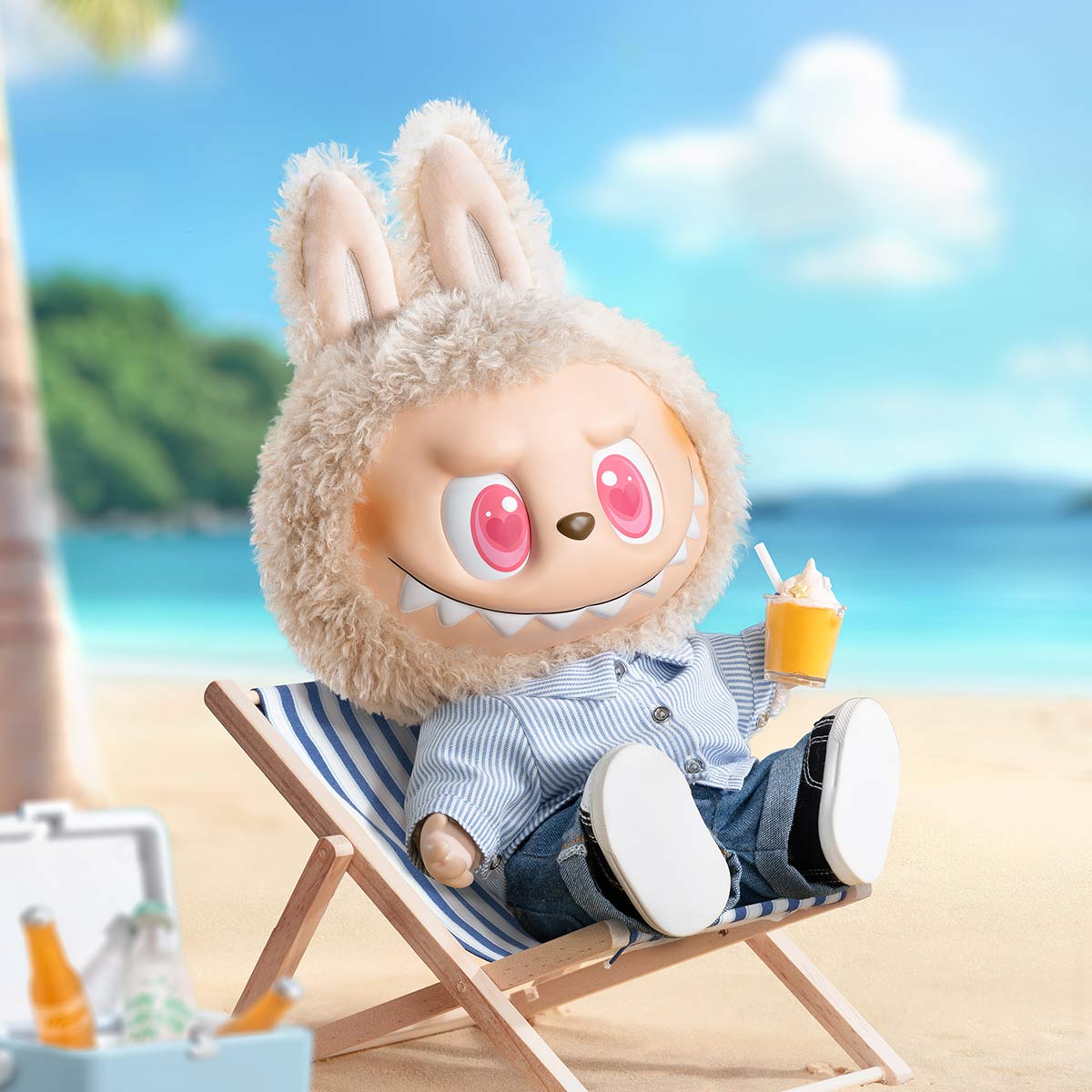 POP MART LABUBU THE MONSTERS FLIP WITH ME PELUŞ BEBEK - Termos Türkiye - 